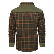 Fletcher Drummond | Sherpa-Lined Plaid Jacket For Men