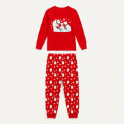 Polar Hug | Red Polar Bear Print Christmas Pyjamas Unisex & Family