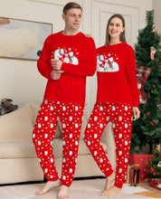 Polar Hug | Red Polar Bear Print Christmas Pyjamas Unisex & Family