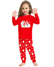 Polar Hug | Red Polar Bear Print Christmas Pyjamas Unisex & Family