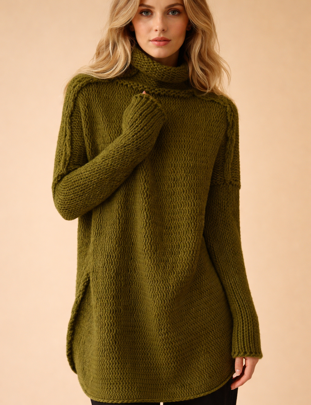 Amélie Laurent | Luxury Oversized Knit Sweater For Women