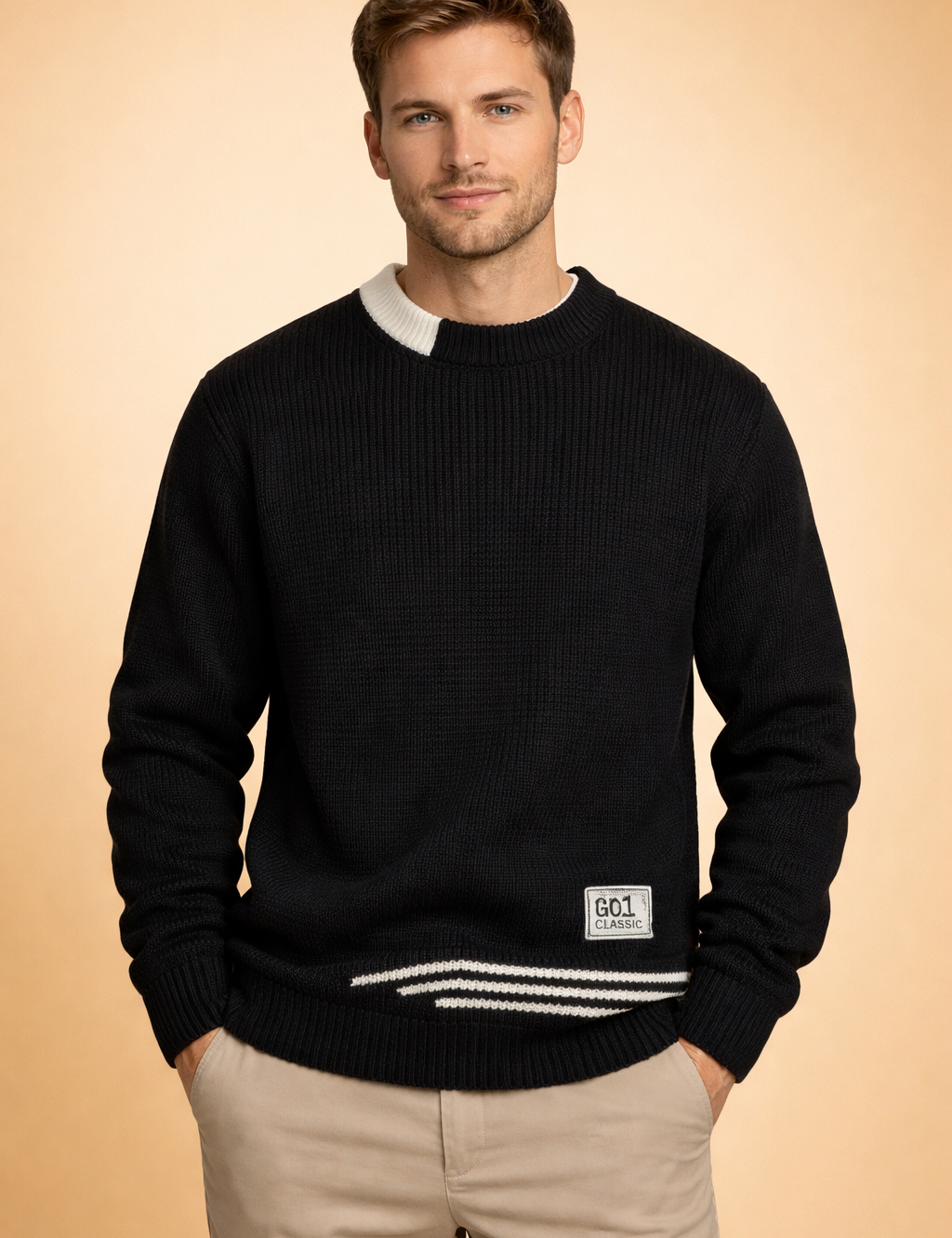 Noah Laurent | Luxury Outdoor Knit Sweater For Men