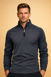 Marco Bellini | Performance Zip Neck Long Sleeve For Men