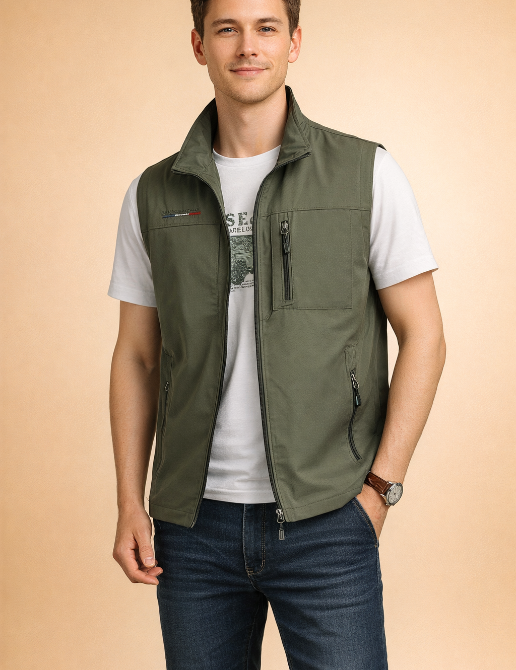 Julien Moreau | Luxury Softshell Bodywarmer For Men
