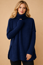 Amélie Laurent | Luxury Oversized Knit Sweater For Women
