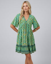 Brooke Flemming | V-Neck Flared Sleeve Paisley Mini Dress For Women