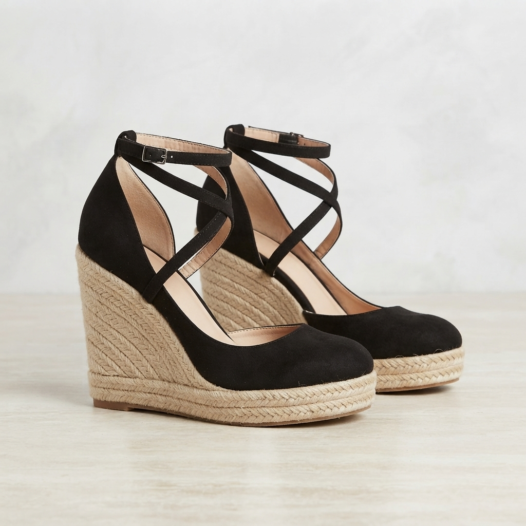 Romilly Blake | Wedge Espadrille Heels For Women