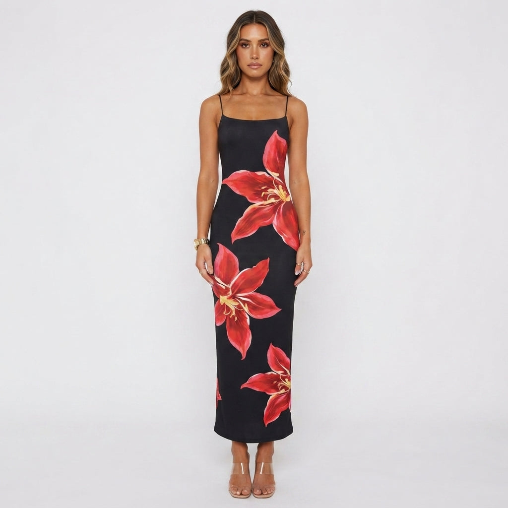 Ruby Sinclair | Floral Print Races Dress For Women