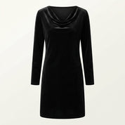 Ruby Thompson | Velvet Midi Cocktail Races Dress For Women