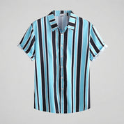Ryan Walsh | Striped Short Sleeve Shirt For Men