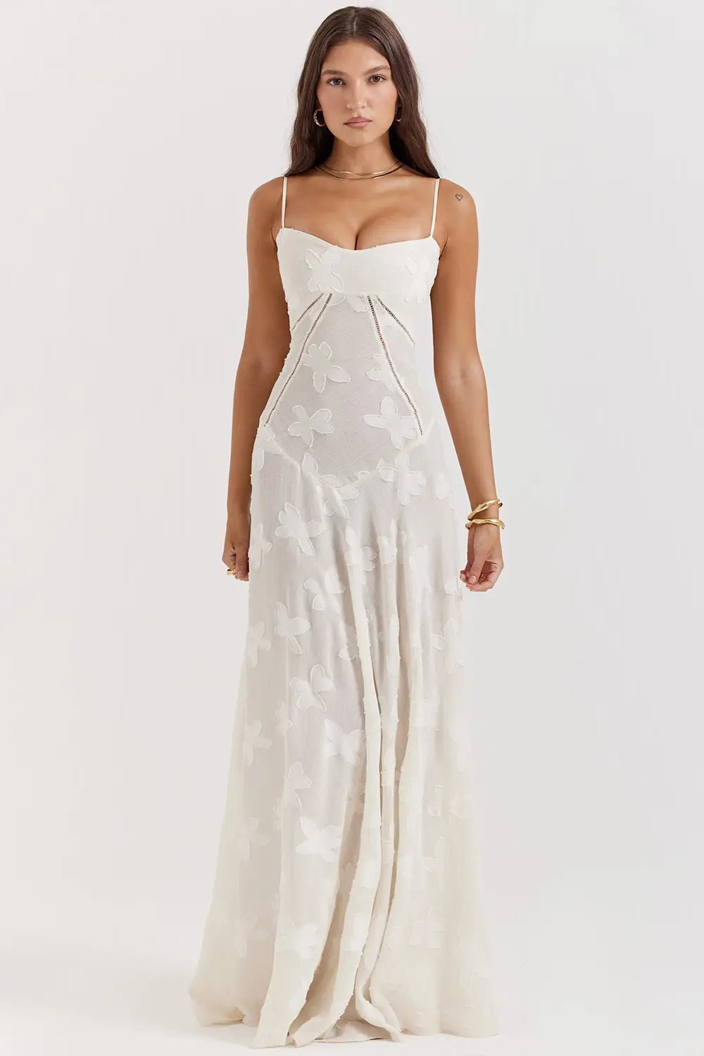 Imogen Fairbanks | Sheer Lace Maxi Dress For Women