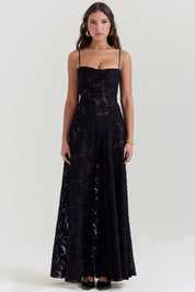Imogen Fairbanks | Sheer Lace Maxi Dress For Women