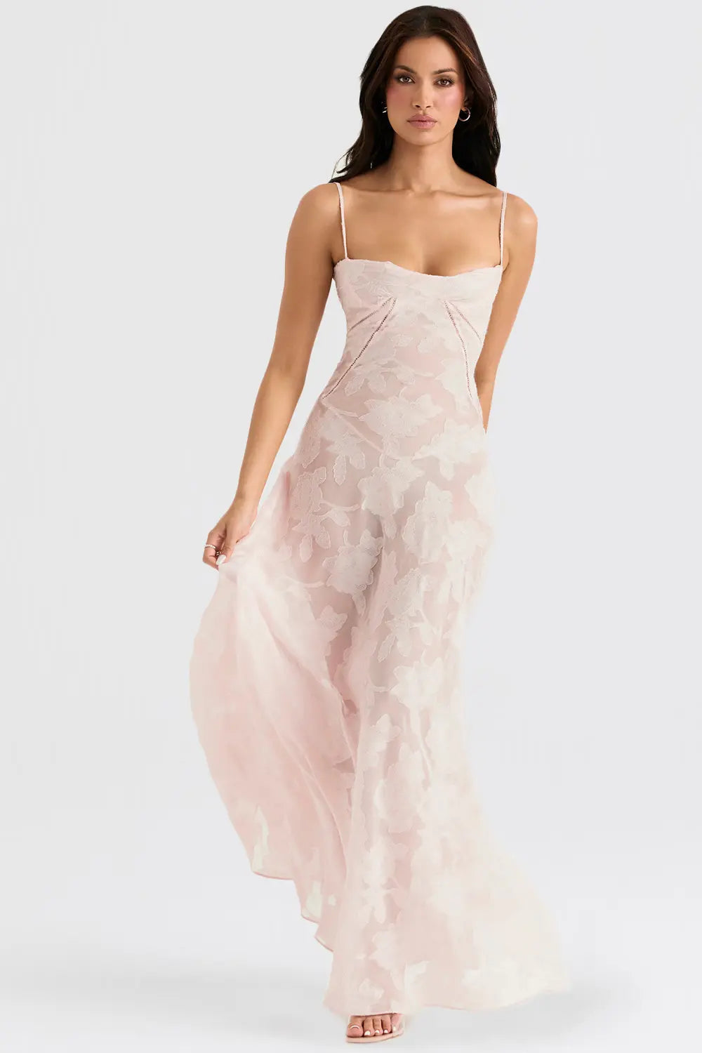 Imogen Fairbanks | Sheer Lace Maxi Dress For Women