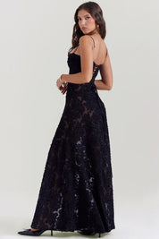 Imogen Fairbanks | Sheer Lace Maxi Dress For Women