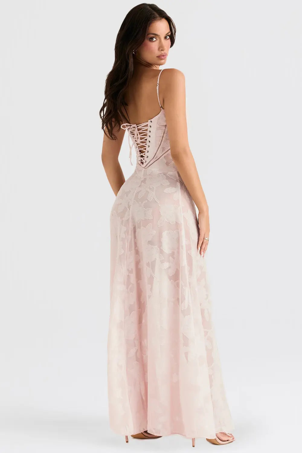 Imogen Fairbanks | Sheer Lace Maxi Dress For Women