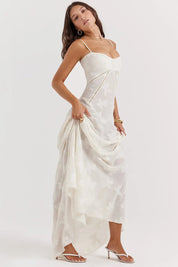 Imogen Fairbanks | Sheer Lace Maxi Dress For Women