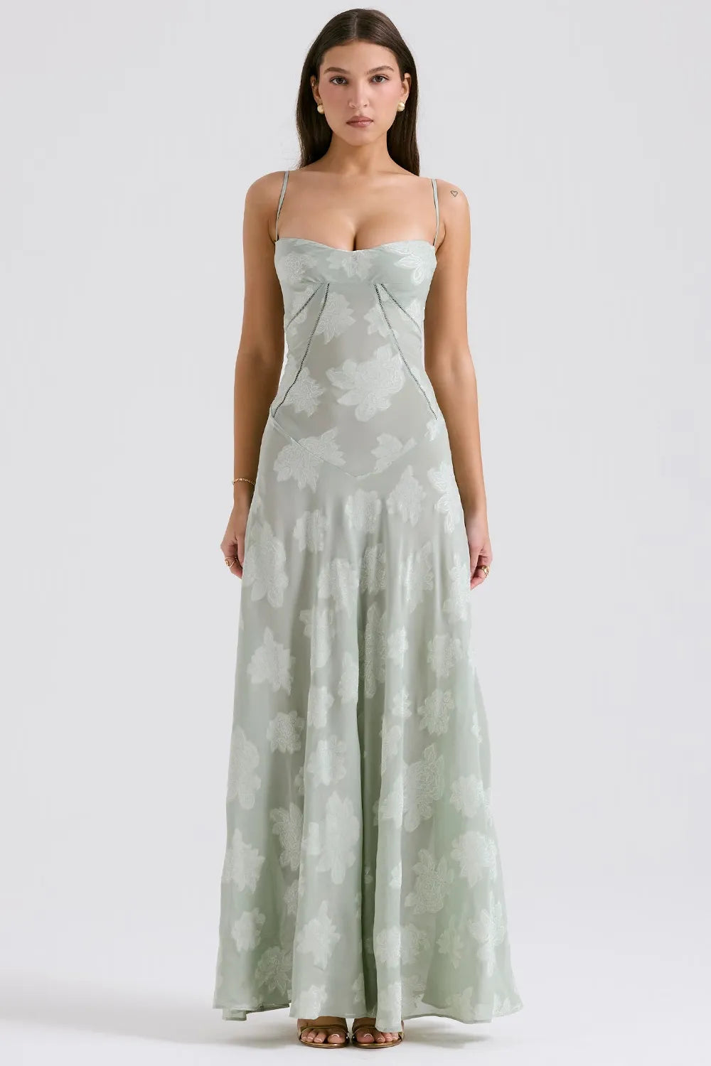 Imogen Fairbanks | Sheer Lace Maxi Dress For Women