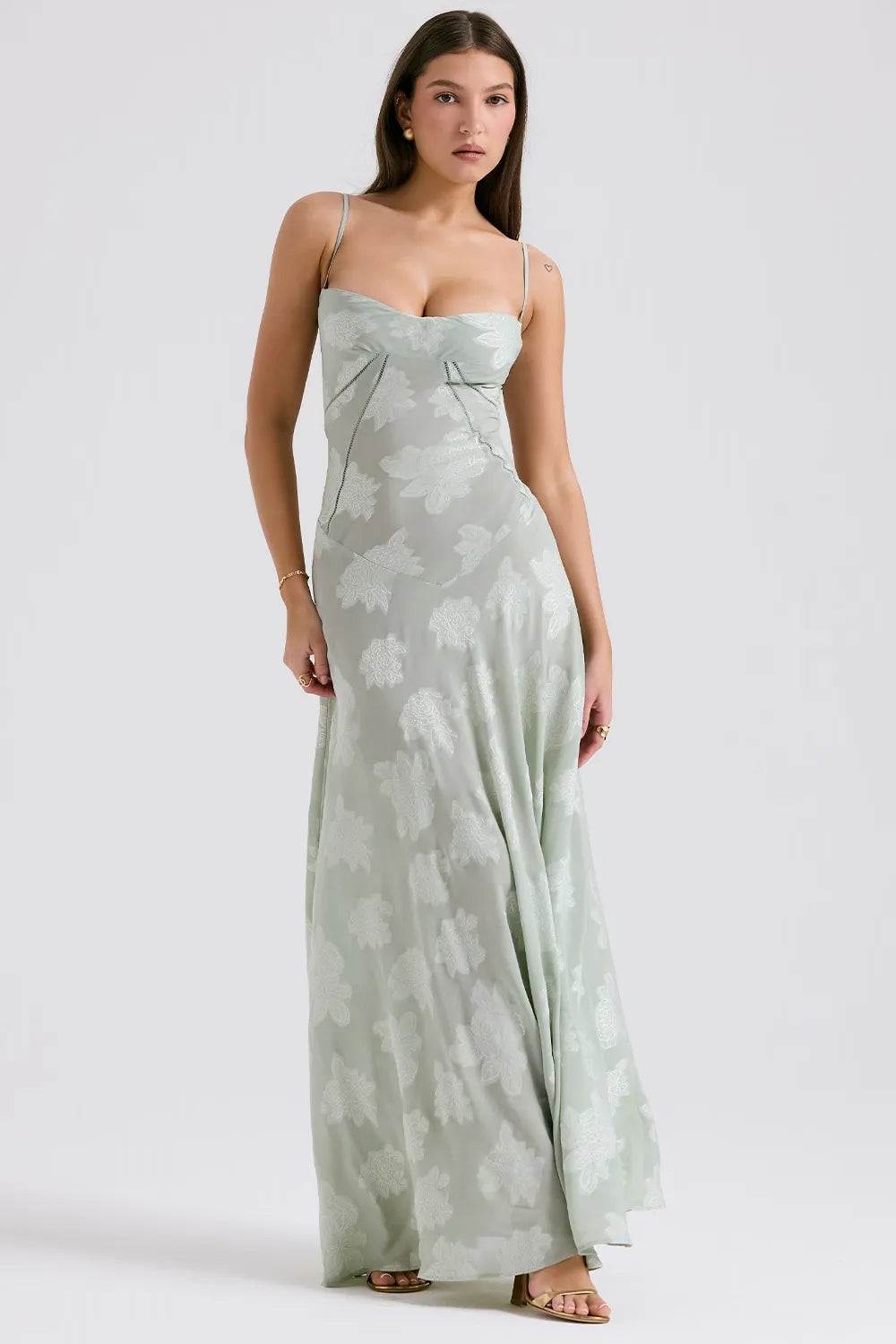 Imogen Fairbanks | Sheer Lace Maxi Dress For Women