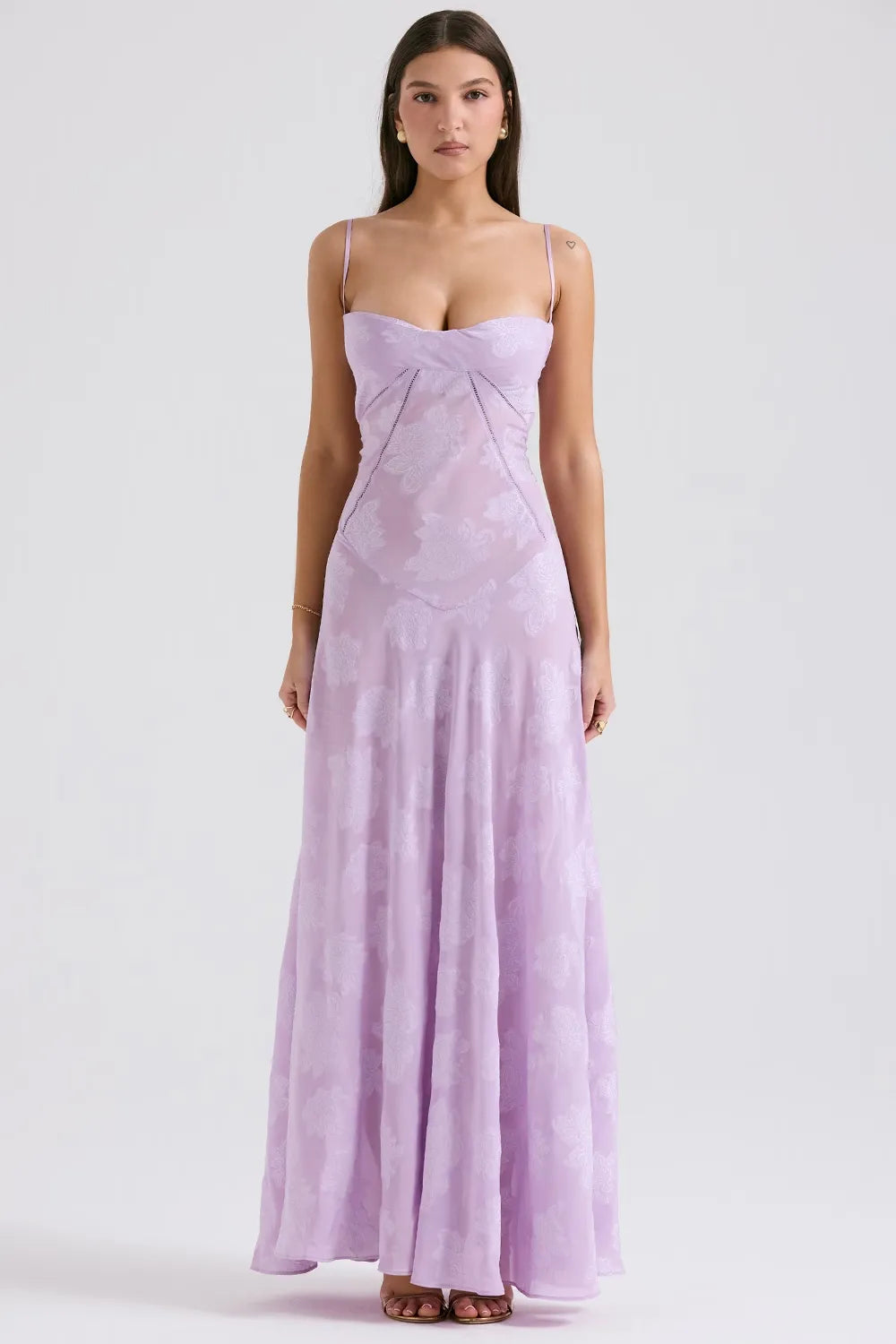Imogen Fairbanks | Sheer Lace Maxi Dress For Women