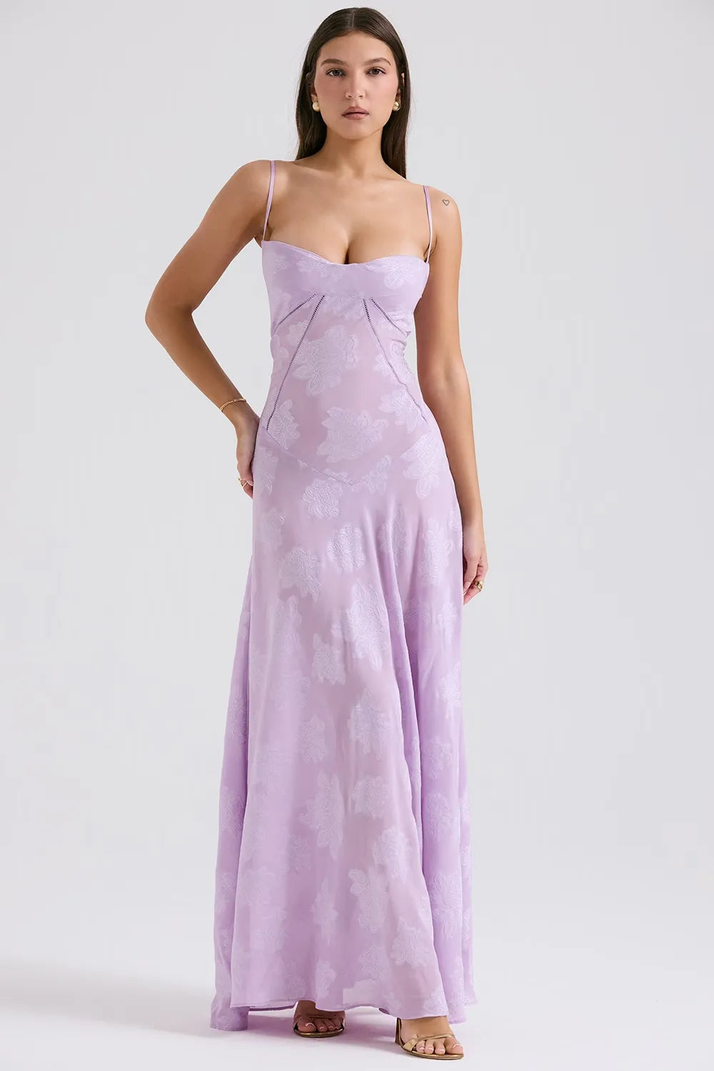 Imogen Fairbanks | Sheer Lace Maxi Dress For Women