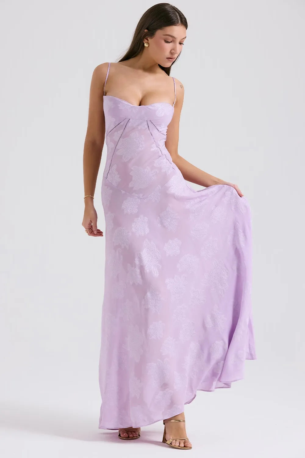 Imogen Fairbanks | Sheer Lace Maxi Dress For Women