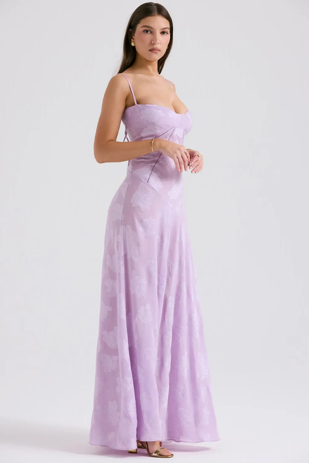 Imogen Fairbanks | Sheer Lace Maxi Dress For Women
