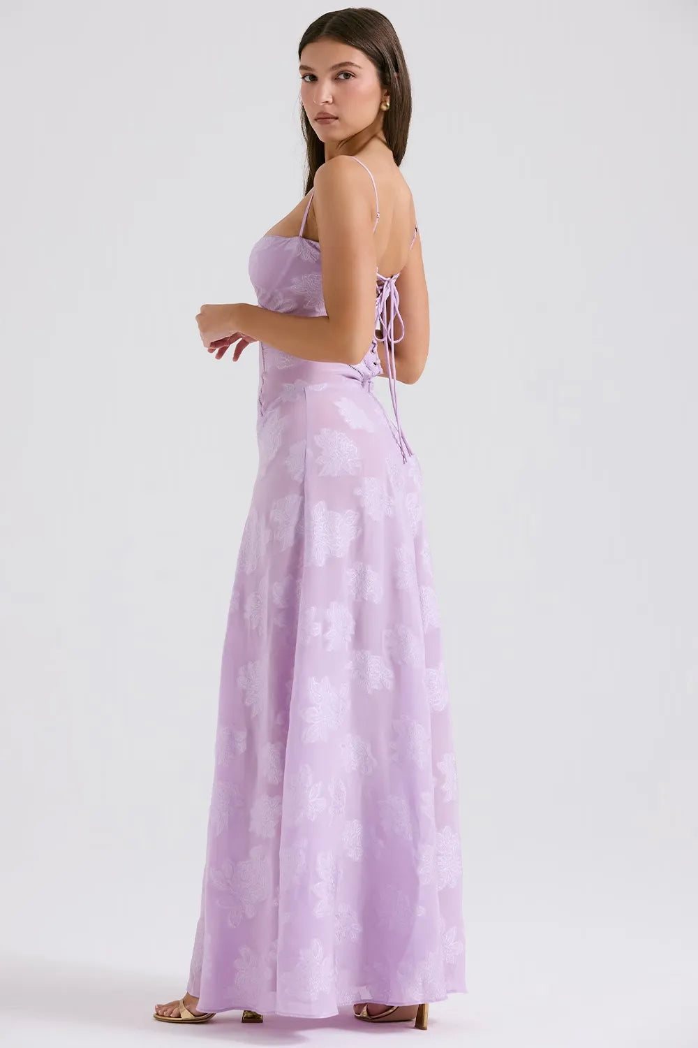 Imogen Fairbanks | Sheer Lace Maxi Dress For Women