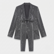 Sienna Holloway | Glitter Three-Piece Outfit Set For Women NYE