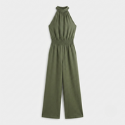 Sienna Murphy | Halter Wide-Leg Jumpsuit For Women