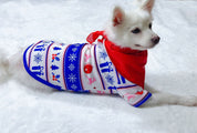 Snowfall | Blue Santa Hat Print Christmas Pyjamas Unisex & Family