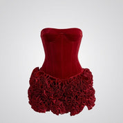 Sophie Ryan | Ruffle Mini Ball Gown Dress For Women
