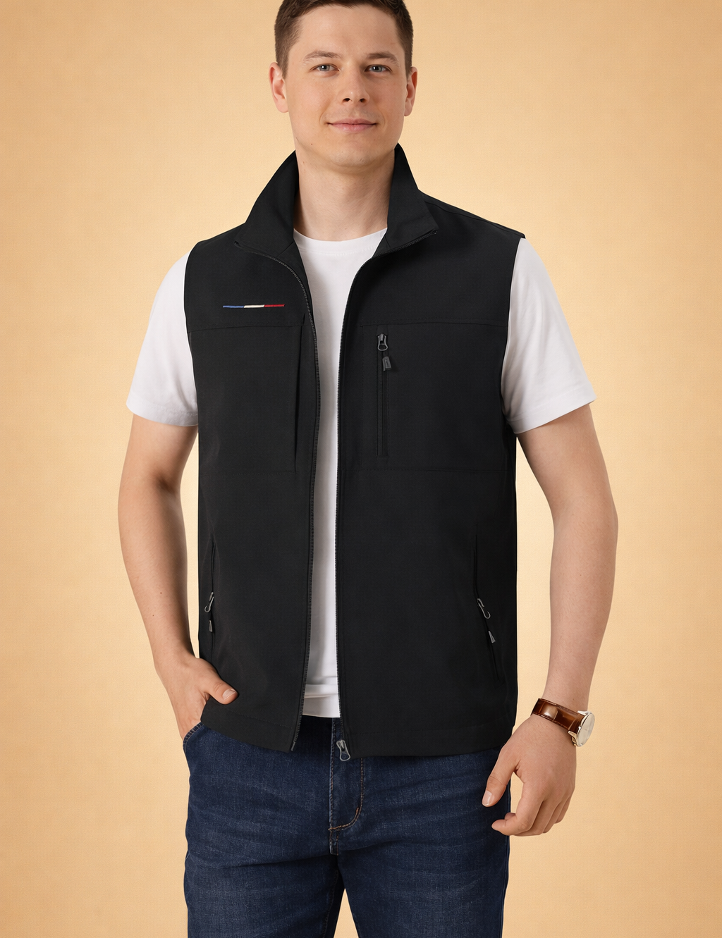 Ethan Dubois | Lightweight Quilted Bodywarmer Vest For Men