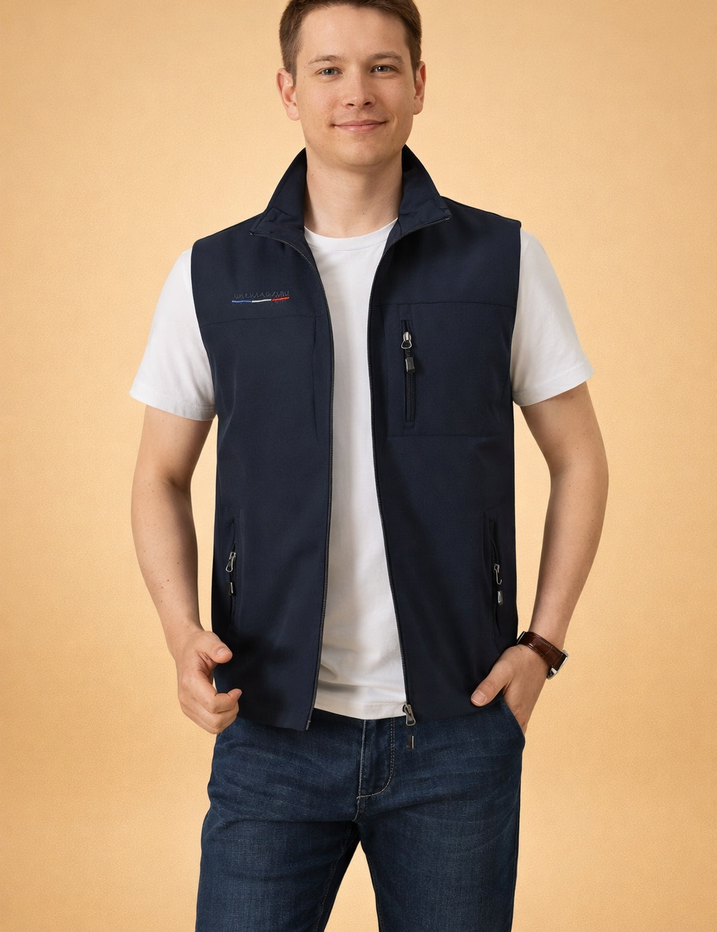 Ethan Dubois | Lightweight Quilted Bodywarmer Vest For Men