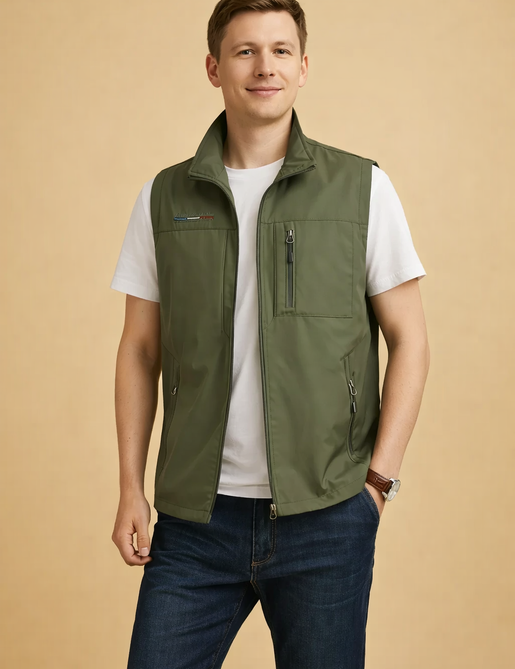 Ethan Dubois | Lightweight Quilted Bodywarmer Vest For Men
