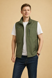 Ethan Dubois | Lightweight Quilted Bodywarmer Vest For Men
