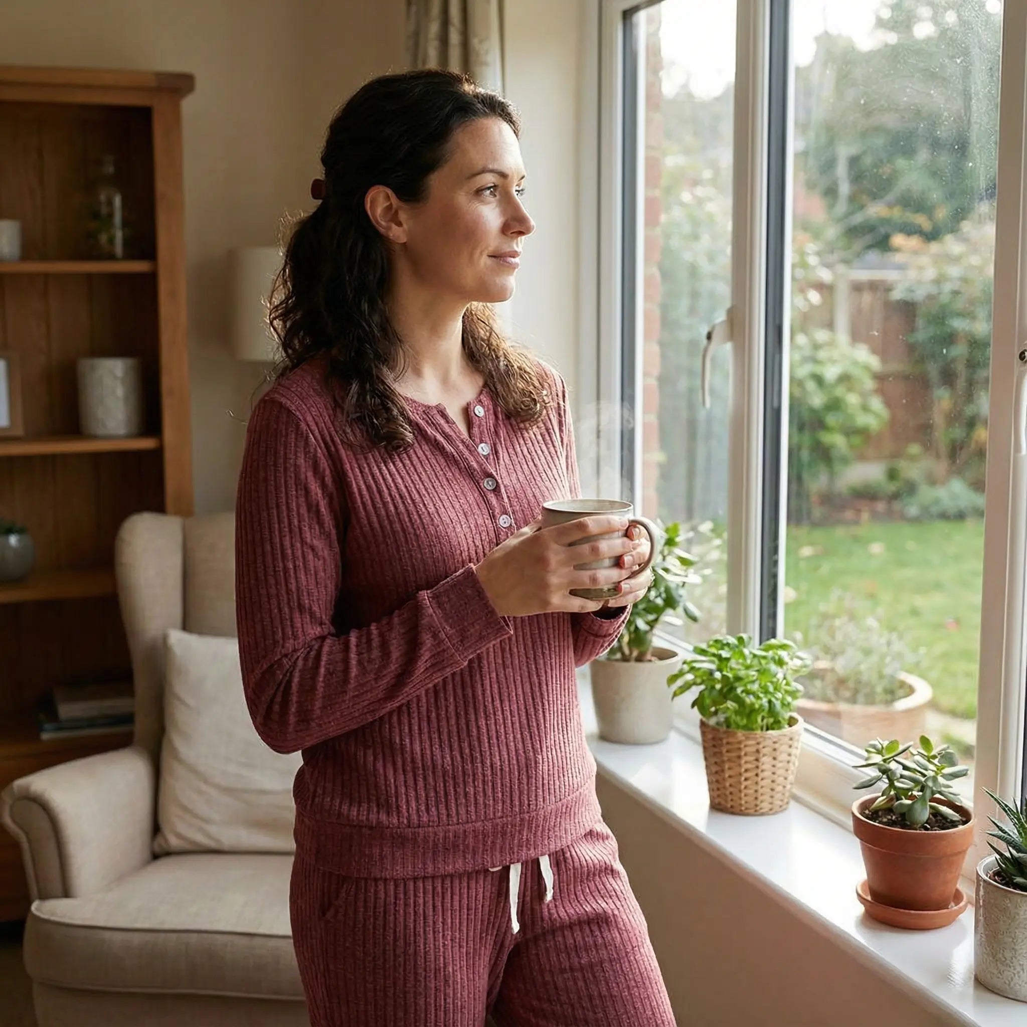 Sophie Gallagher | Ribbed Loungewear Set For Women