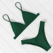Tahlia Brooks | Hot Pink Triangle Bikini Set For Women
