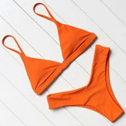 Tahlia Brooks | Hot Pink Triangle Bikini Set For Women