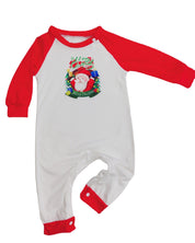 Tinsel | Red Raglan Santa Print Christmas Pyjamas Unisex & Family