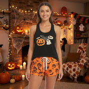 Trick & Treat | Pumpkin Ghost Halloween Pyjamas For Women