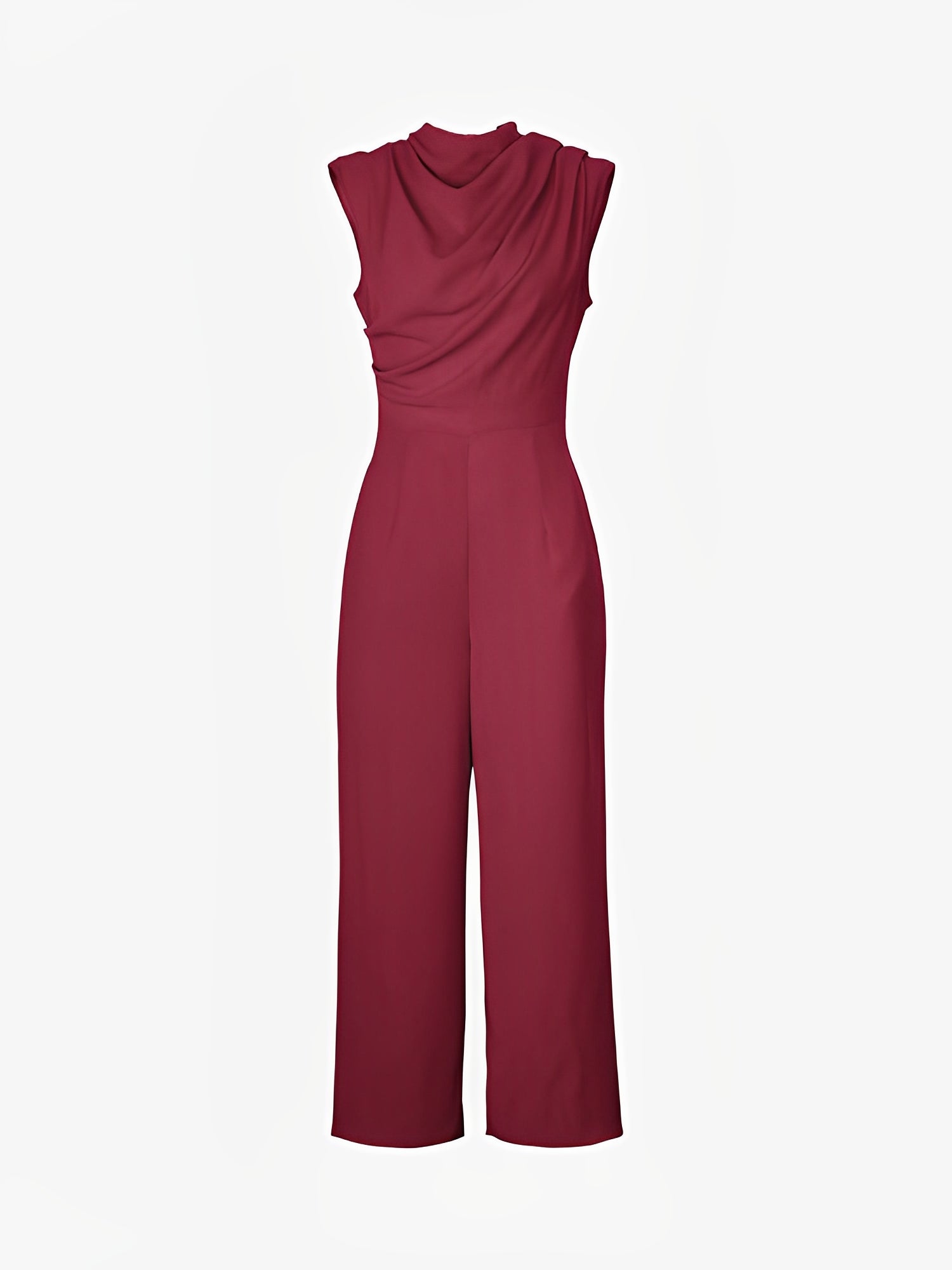 Aurevina Poise | Draped High-Neck Jumpsuit