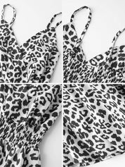 Zanthera Muse | Leopard Print Asymmetrical Midi Dress