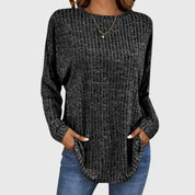 Camille Dubois | Textured Knit Casual Top For Women