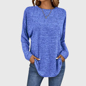 Camille Dubois | Textured Knit Casual Top For Women