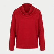 Victoria Sinclair | Soft Knit Cowl Neck Sweater For Women