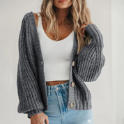 Chloe Evans | Chunky Knit Oversized Cardigan For Women