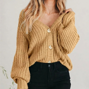 Chloe Evans | Chunky Knit Oversized Cardigan For Women