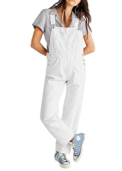 Sophie Martin | Relaxed Denim Dungaree Jumpsuit For Women