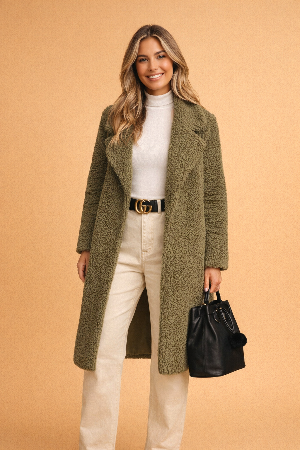 Elena Rousseau | Long Coat Sweater For Women