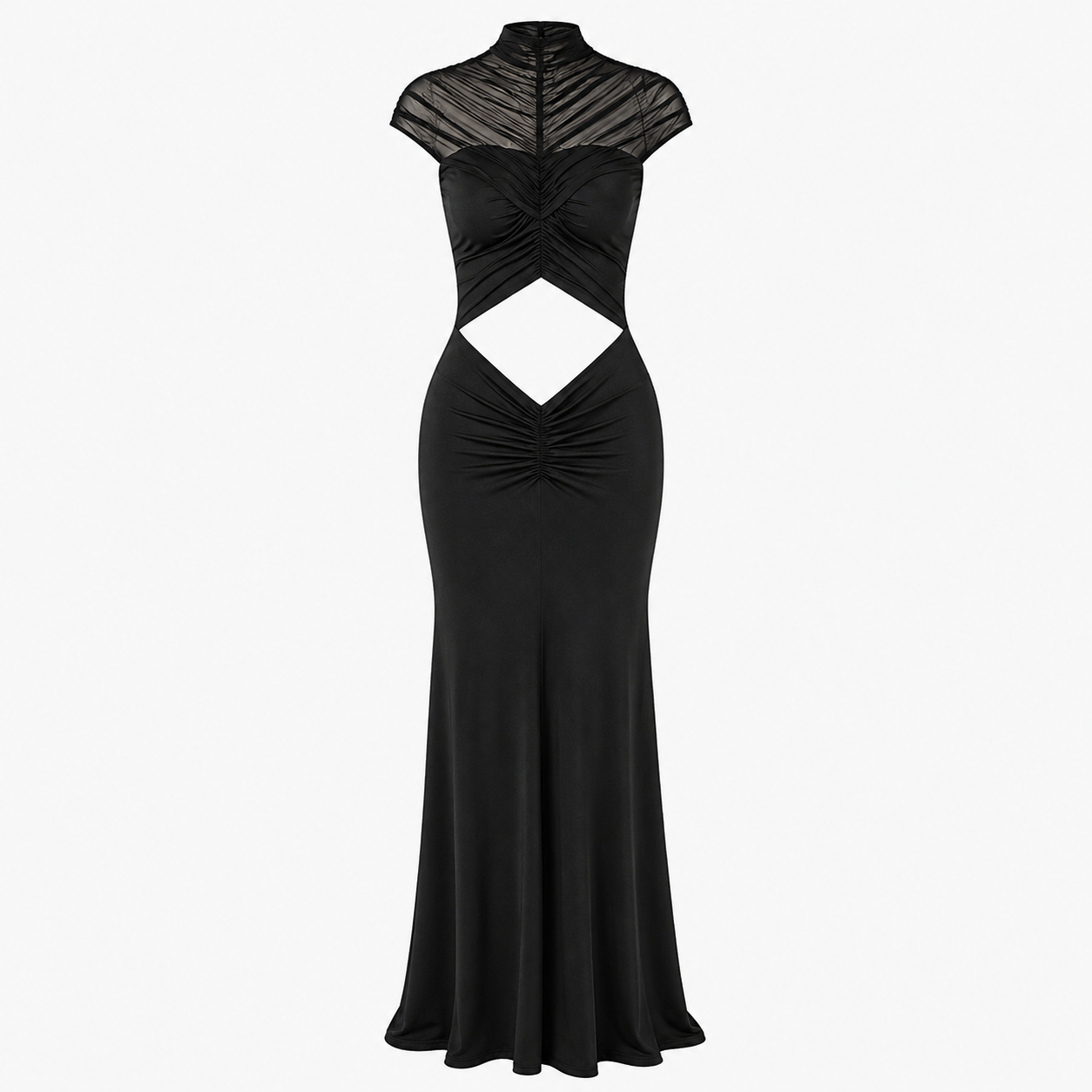 Zoe Parker | Ruched Cut-Out Maxi Dress For Women